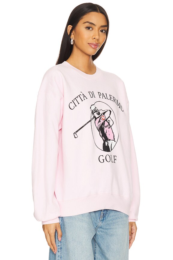 view 2 of 4 CITTA DI PALERMO GOLF クルーネック in Pastel Pink