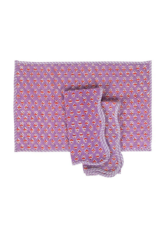 view 2 of 3 SET DE TABLE MATELASSÉ AMBROEUS QUILTED PLACEMAT in 