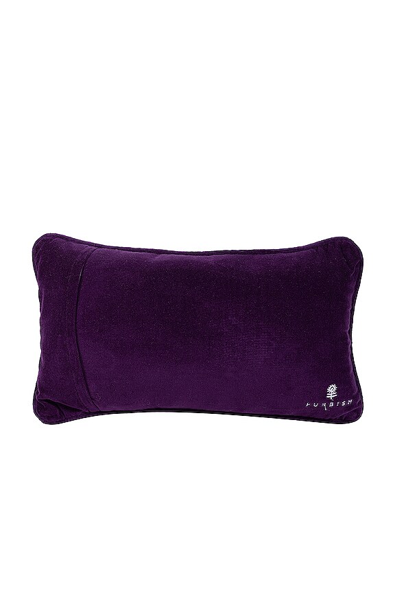 view 2 of 3 Why Go Big Needlepoint Pillow in 