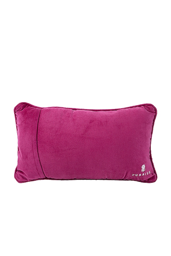 view 2 of 2 Come Sit By Me Needlepoint Pillow in 