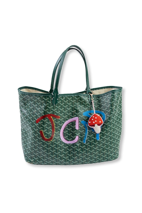 view 2 of 3 MINI SAC BRELOQUE MUSHROOM BAG CHARM in Red