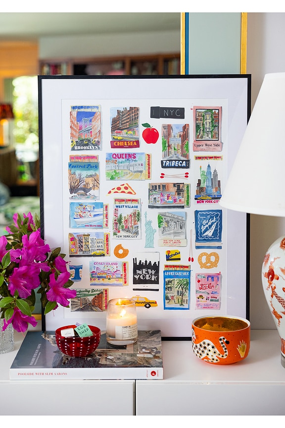 view 2 of 3 ESTAMPADO NYC BOROUGHS MATCHBOOK PRINT in 