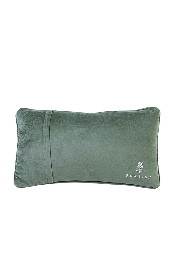 view 2 of 3 Merry Tipsy Needlepoint Pillow in Red & Pink