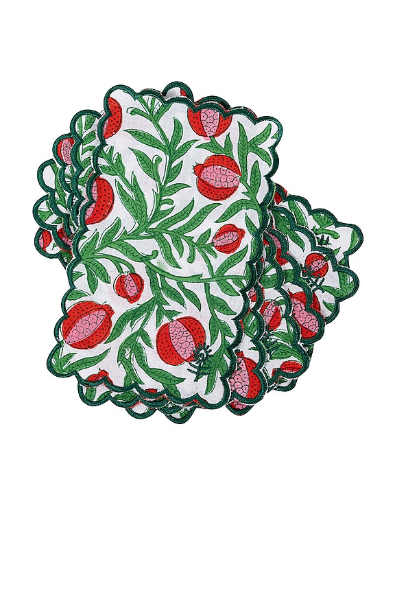 view 2 of 2 JUEGO DE SERVILLETAS WINTER GALA COCKTAIL NAPKINS SET OF 6 in 