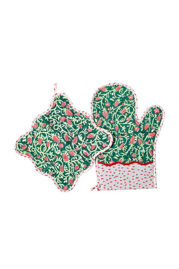 view 2 of 2 GUANTE DE COCINA WINTER ADVENT OVEN MITT in 