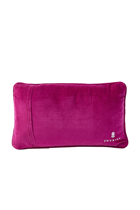 view 2 of 3 ALMOHADA BORDADO WHEREVER SHE WANTS NEEDLEPOINT PILLOW in 