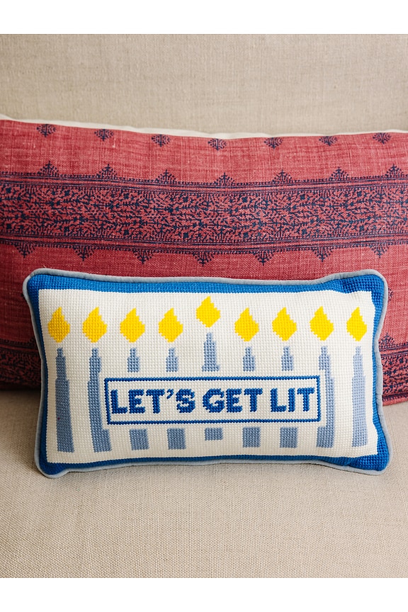Furbish Studio Needlepoint Pillow - Thumbnail 5