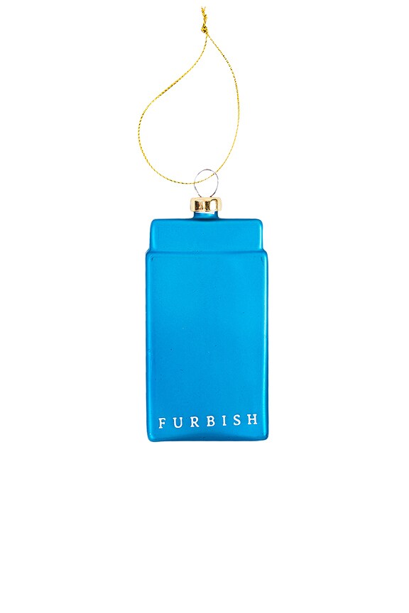 view 2 of 4 North Pole Matchbook Ornament in White & Red & Blue