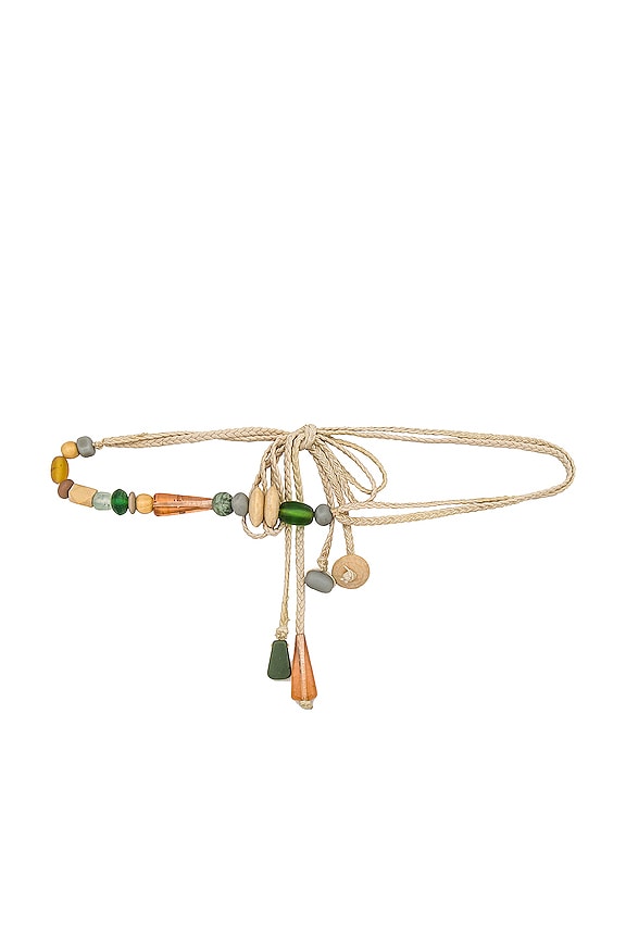 view 2 of 4 CINTURÓN BLUE GREEN in White