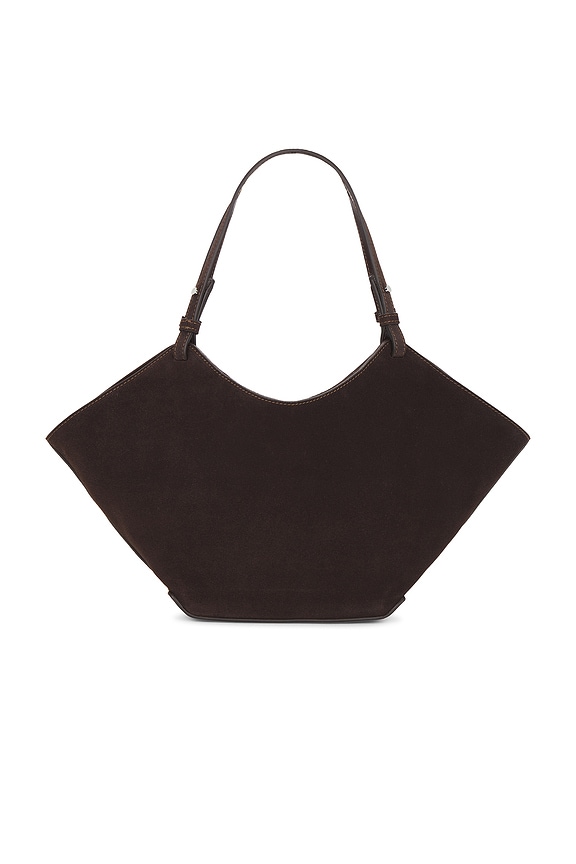 view 2 of 4 SAC FOURRE-TOUT PETIT FORMAT DILBA in Suede Chocolate