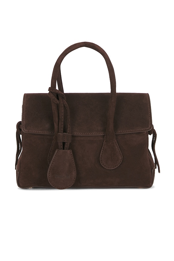 view 2 of 5 MINI-SAC LYDIA in Chocolate Suede