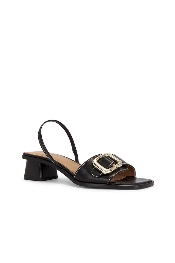 view 2 of 5 SANDALES JOJO in Black Leather