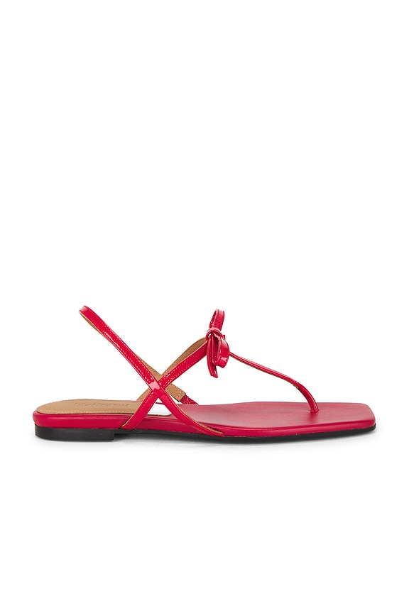 view 1 of 5 SANDALES SINA in Cherry Leather Patent