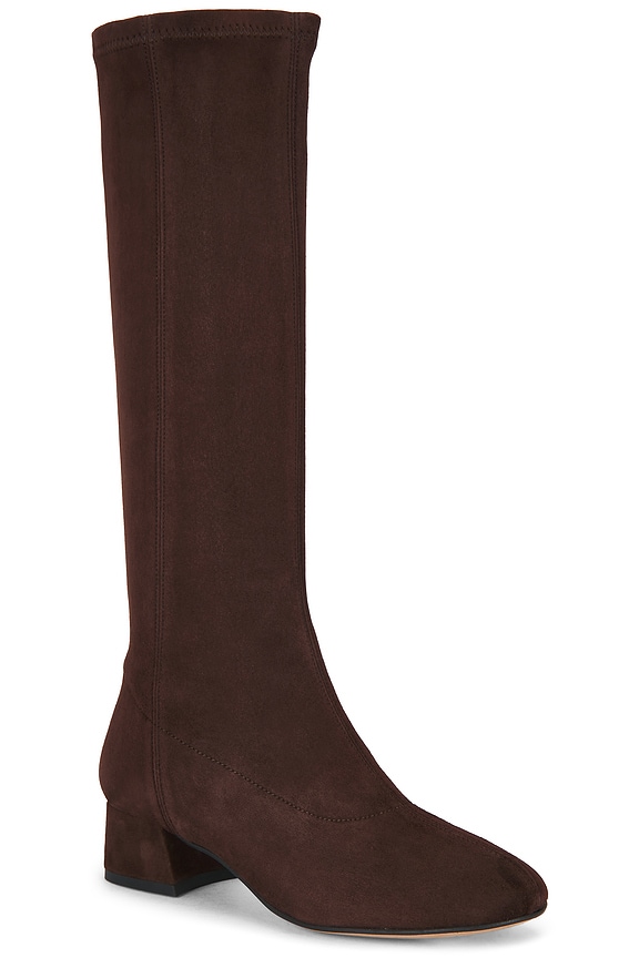 view 2 of 5 BOTTINES EDEN in Chocolate Suede