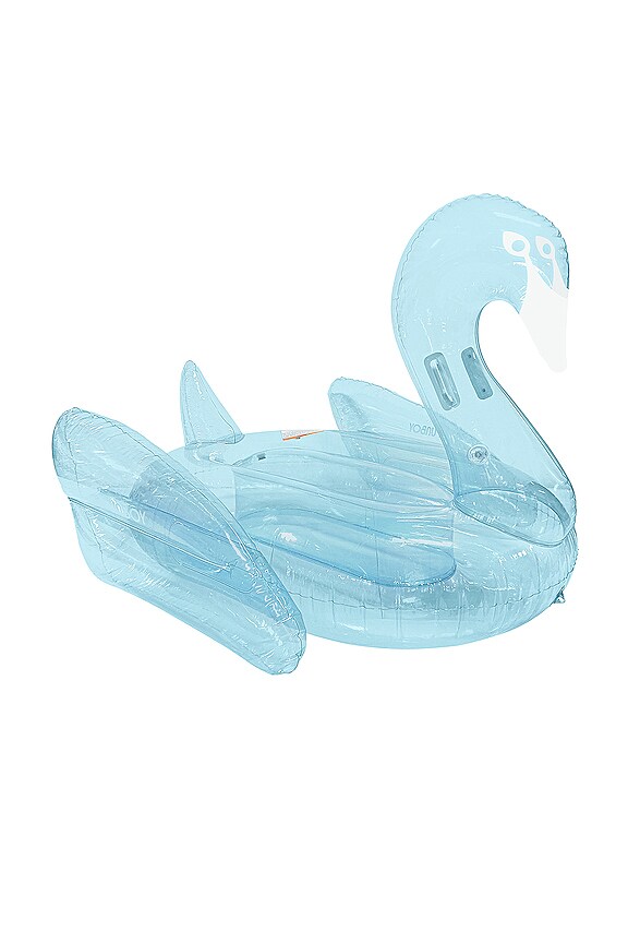 view 2 of 2 Aqua Swan Float in Clear