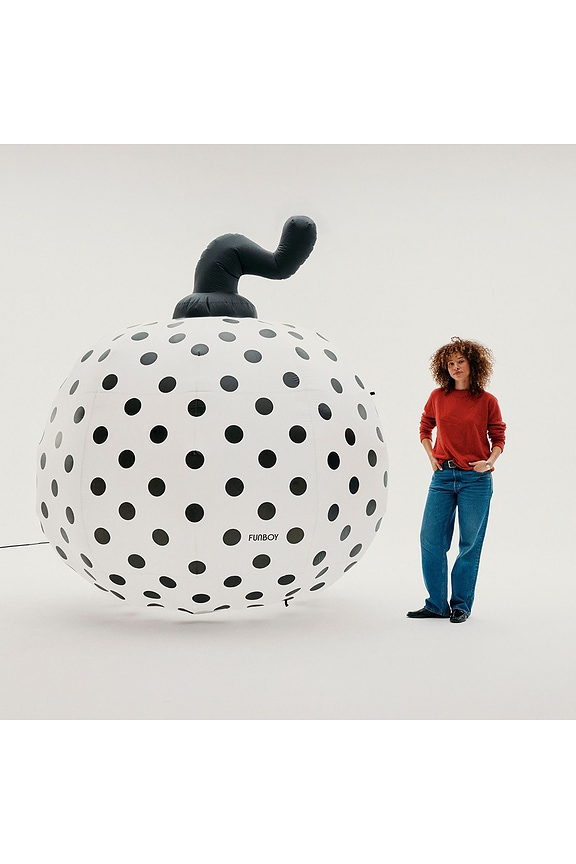 view 2 of 5 Halloween Constant Air Polka Dot Pumpkin in 