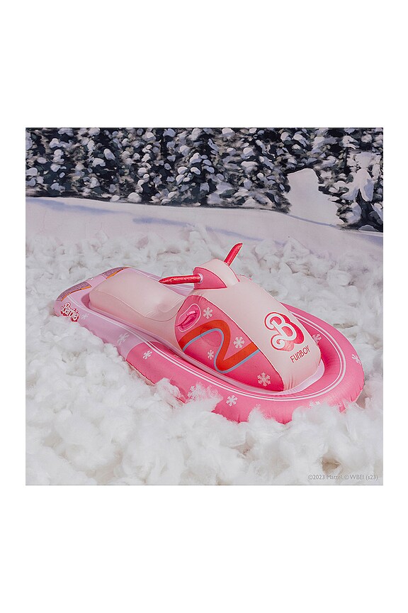 view 2 of 4 x Barbie The Movie Snowmobile Snow Sled in 