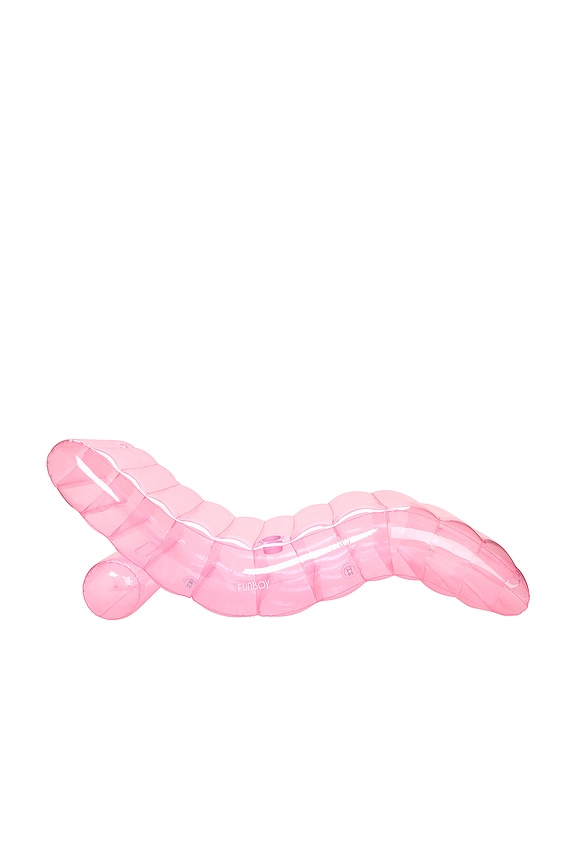 view 2 of 5 Clear Pink Chaise Lounger in 