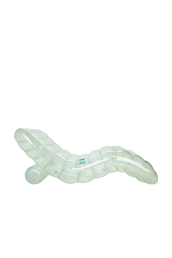 view 2 of 6 Clear Seaglass Chaise Lounger in 