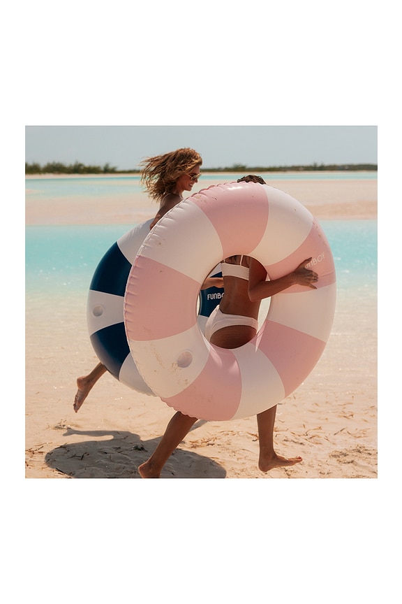 view 2 of 5 НАДУВНОЙ МАТРАС PINK VINTAGE STRIPE TUBE FLOAT in 