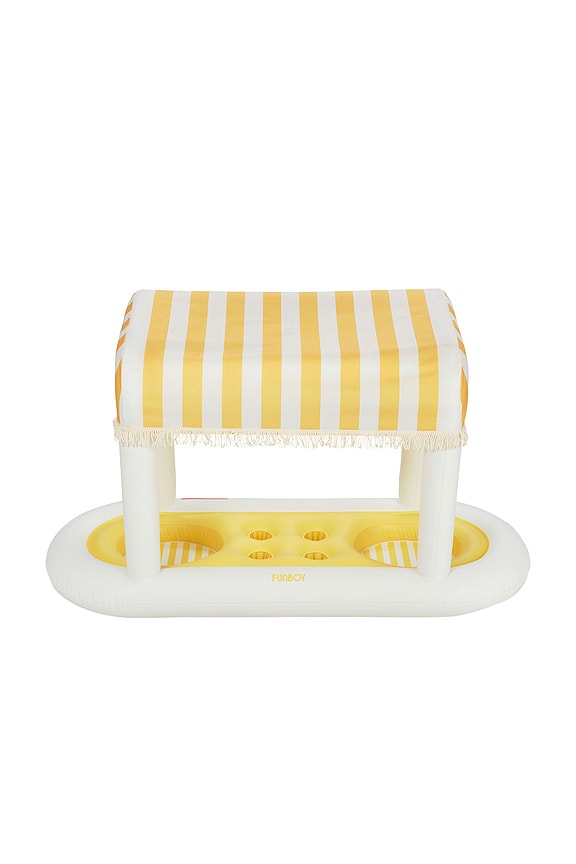 view 2 of 4 BAR FLUTUANTE YELLOW CABANA STRIPE FLOATING BAR in 