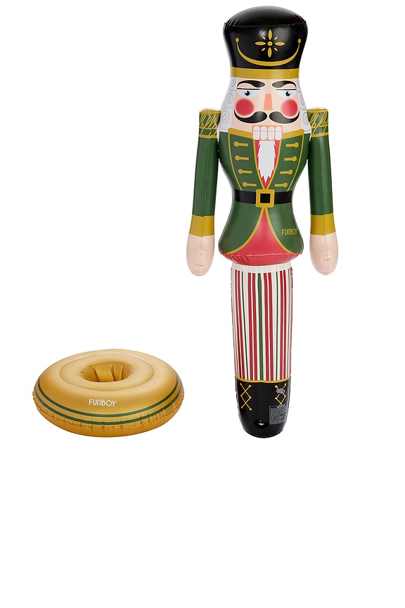 view 2 of 8 Small Classic Inflatable Nutcracker in 