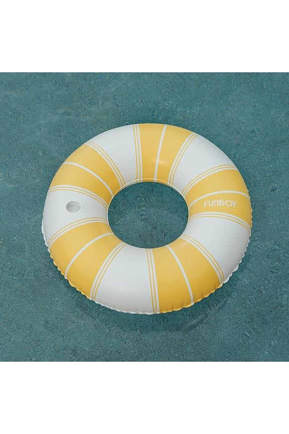 view 2 of 3 Vintage Luxe Tube Float in Yellow Vintage Luxe