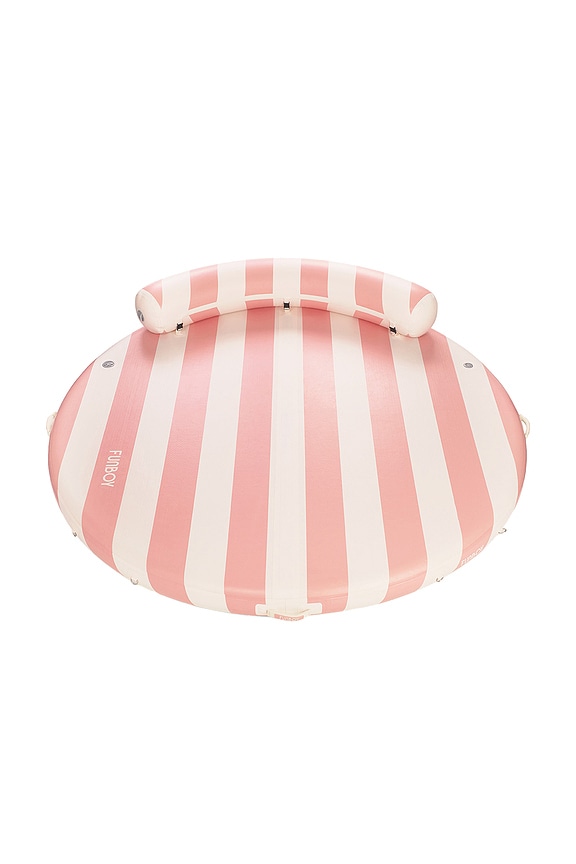 view 2 of 6 FLOTADOR PISCINA LEISURE ISLAND SOLID in Pink