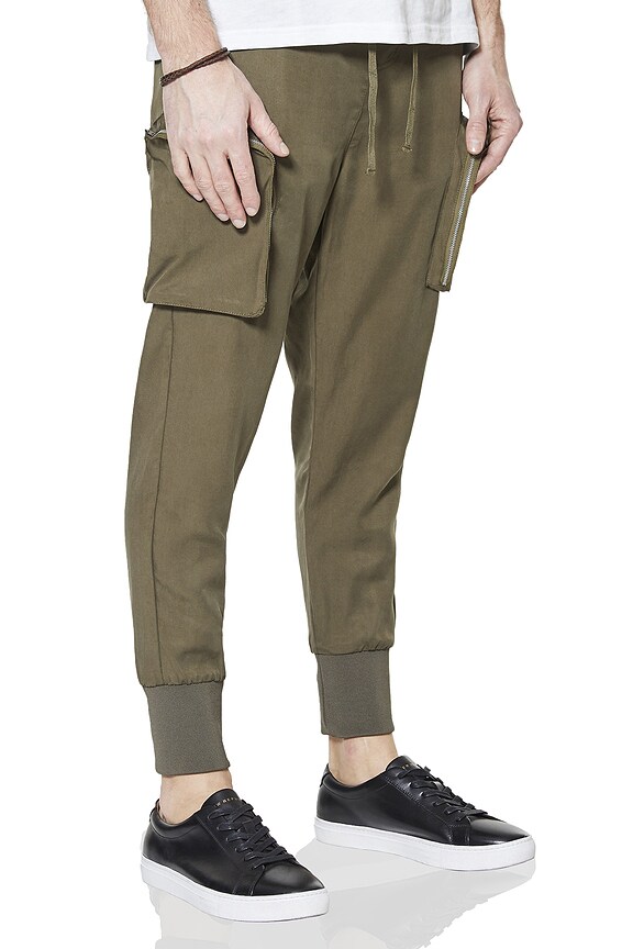 view 2 of 3 PANTALON IRWIN in Olive