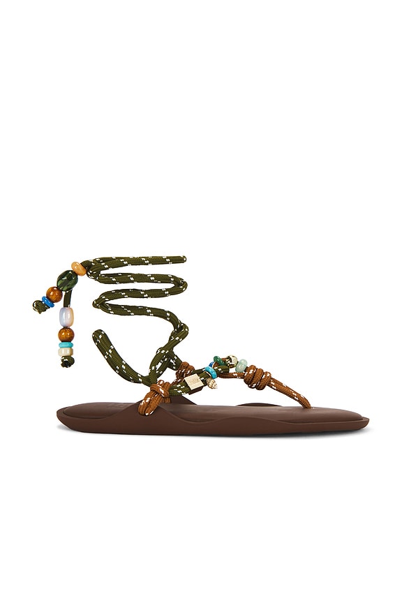 view 1 of 5 SANDALIA FL? TWIN in Brown & Military Green