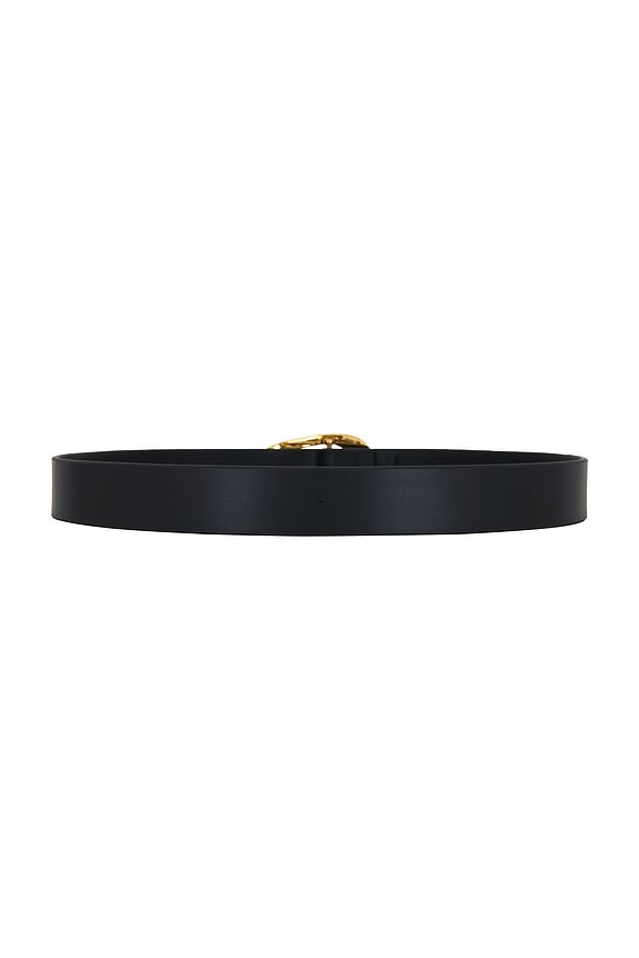 view 2 of 3 Classic Oval Buckle Belt in Black