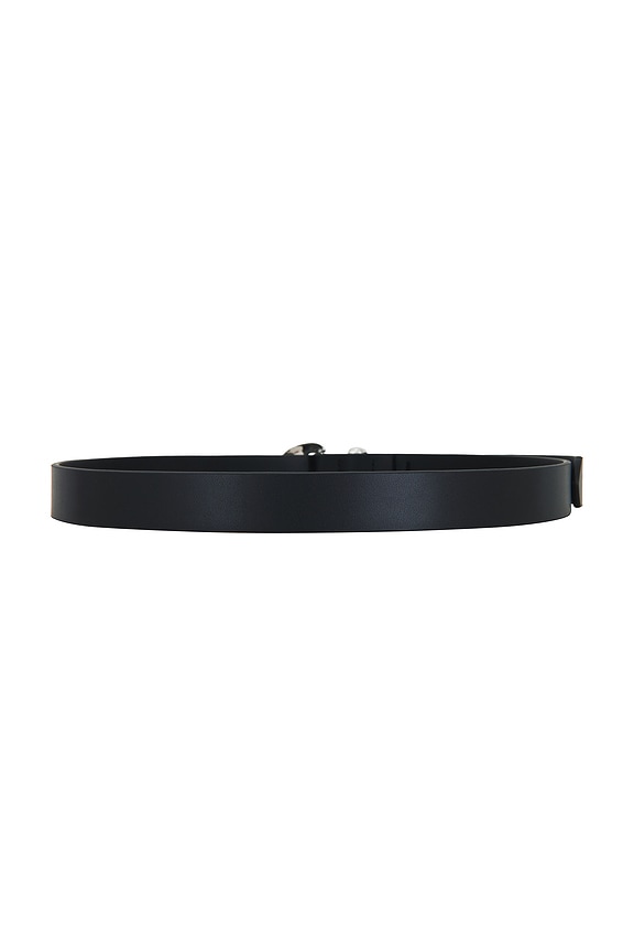 view 2 of 3 Organic Metal Buckle Belt in Black