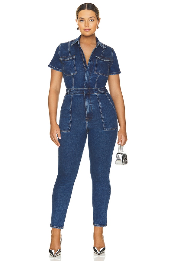 view 2 of 6 Fit For Success Jumpsuit in Indigo594