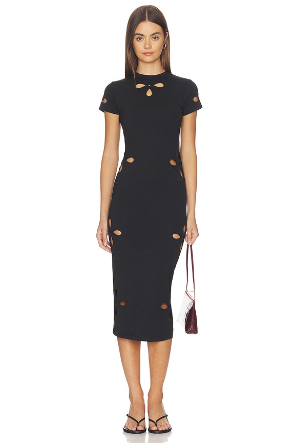 view 1 of 3 ROBE EYELET in Black