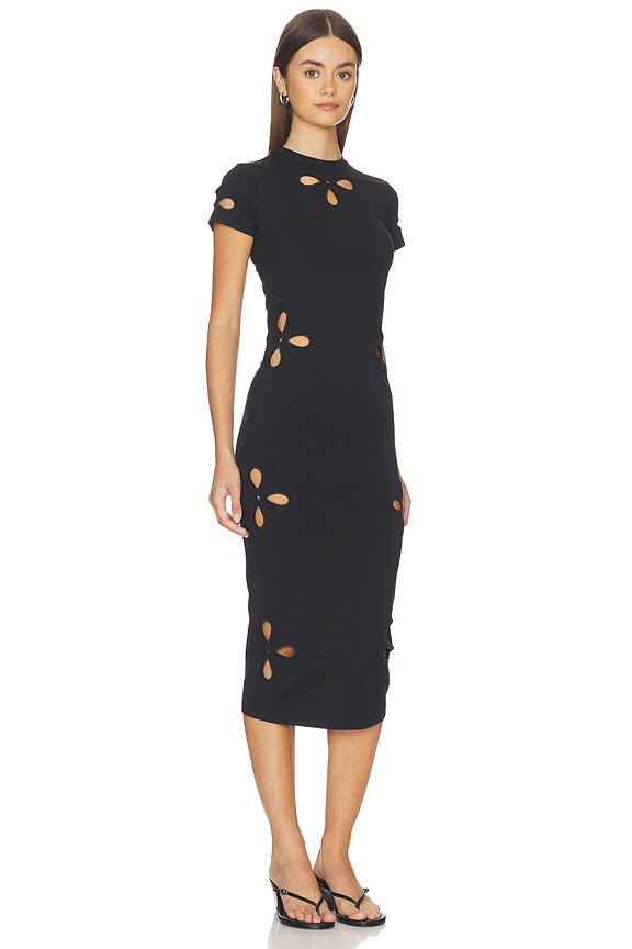 view 2 of 3 ROBE EYELET in Black