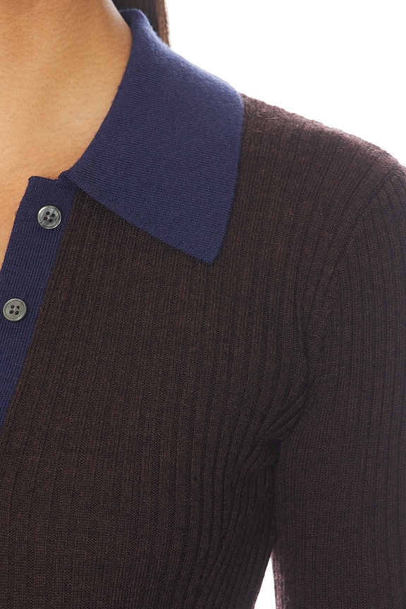 The Knit Polo Mini Dress