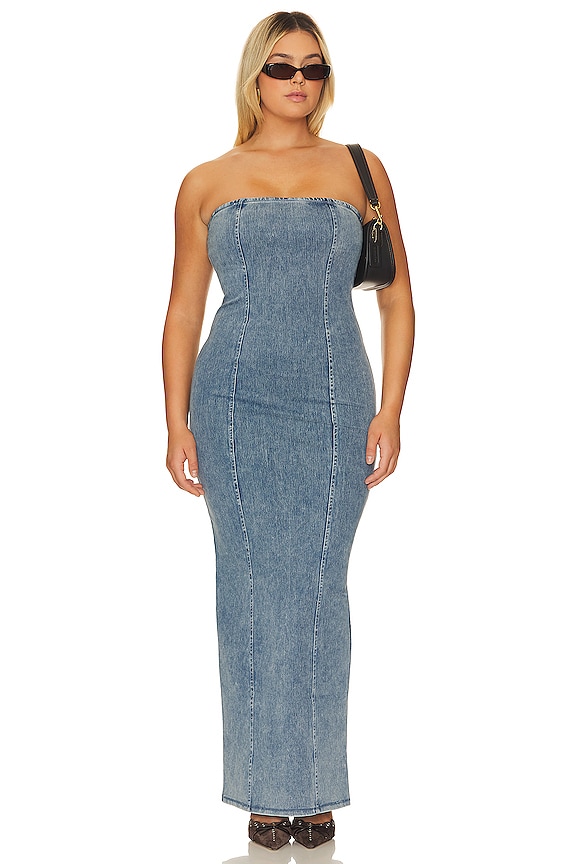 view 2 of 8 SOFT SCULPT 맥시 드레스 in Indigo556