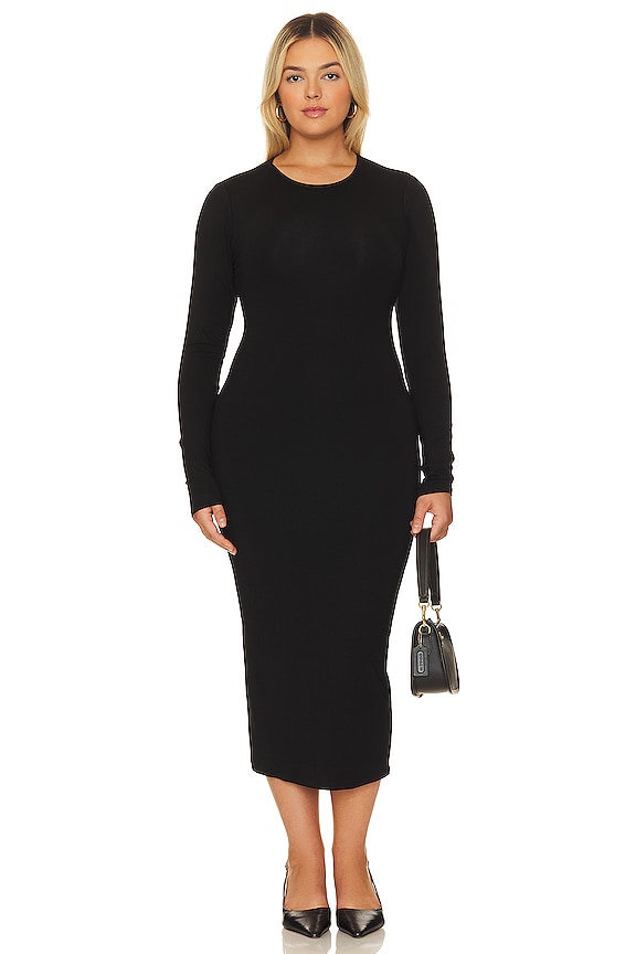 view 2 of 8 GOOD TOUCH 長袖マキシドレス in Black001