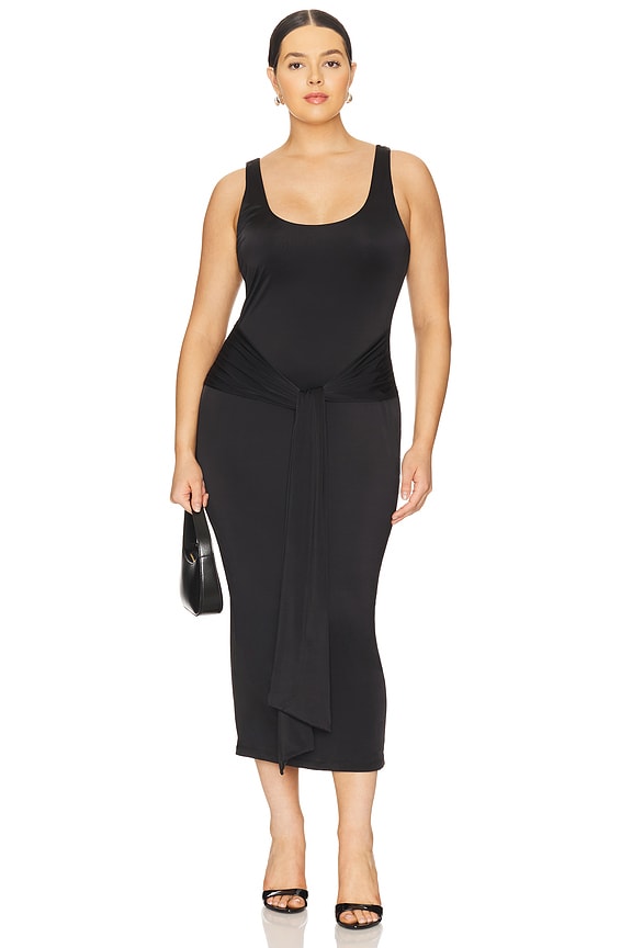 view 2 of 6 ミディ丈ドレス in Black001