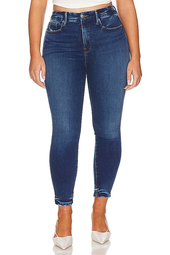 view 2 of 9 Good Legs Crop Skinny Leg in Indigo563