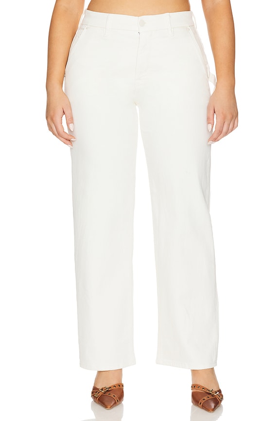 view 2 of 8 Good 90s Petite Carpenter Jeans in Cloud White001