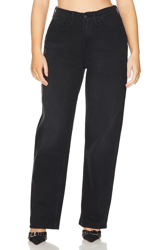 view 2 of 11 Good 90s Straight Jeans in Black348