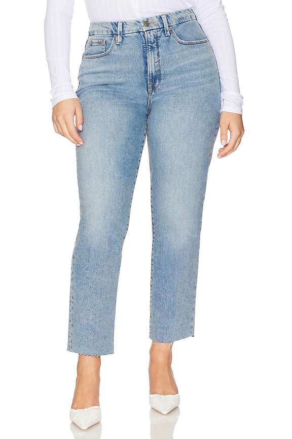 view 2 of 11 Good Boy Straight Cropped Jeans in Indigo766