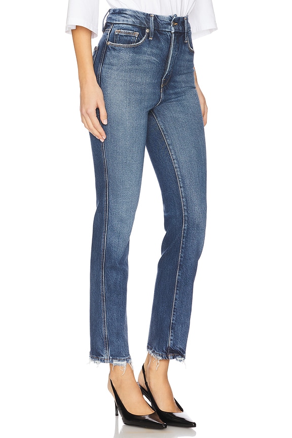Good American GOOD CURVE ストレートデニム - Indigo737 | REVOLVE
