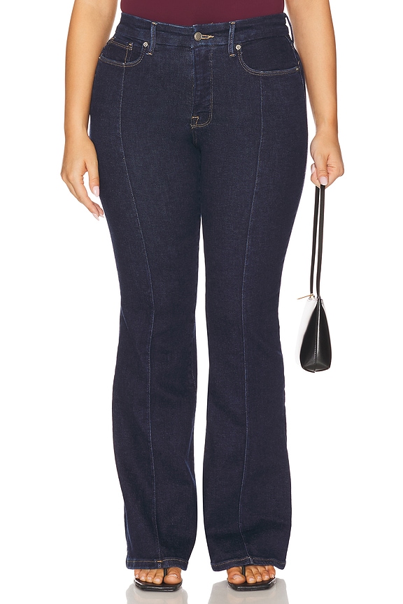 view 2 of 11 Good Petite Flare Jeans in Indigo983