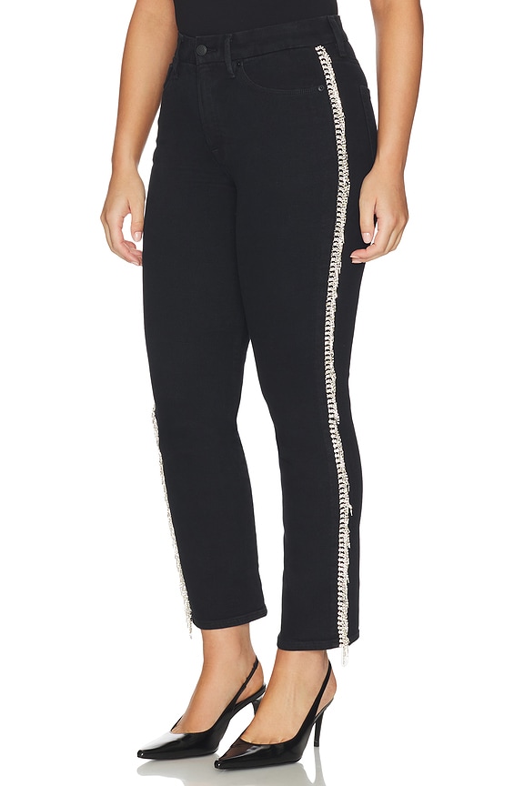 view 2 of 12 Good Legs Straight Diamond Jeans in Black411