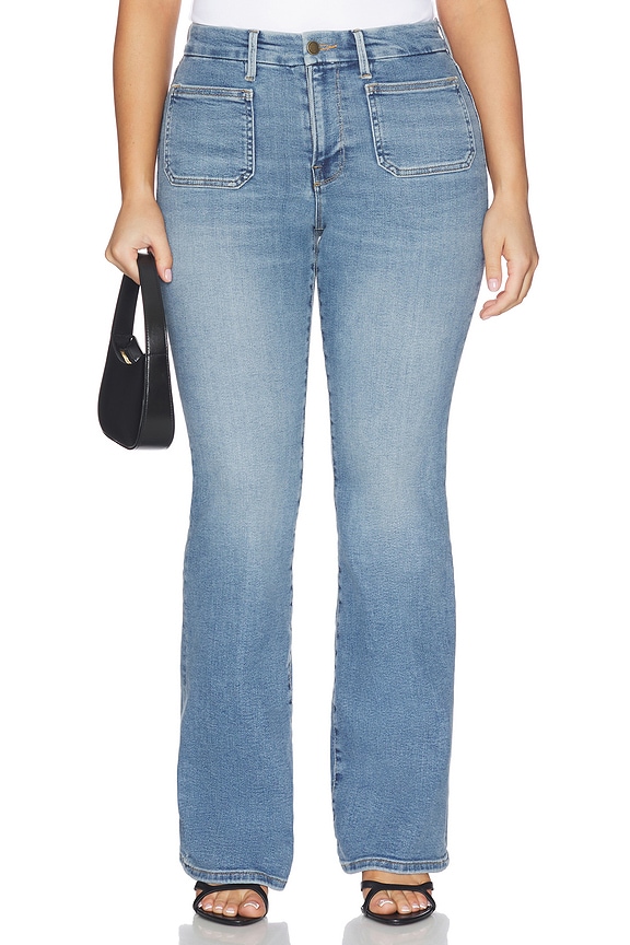 view 2 of 11 GOOD LEGS 플레어 진 in Indigo1149