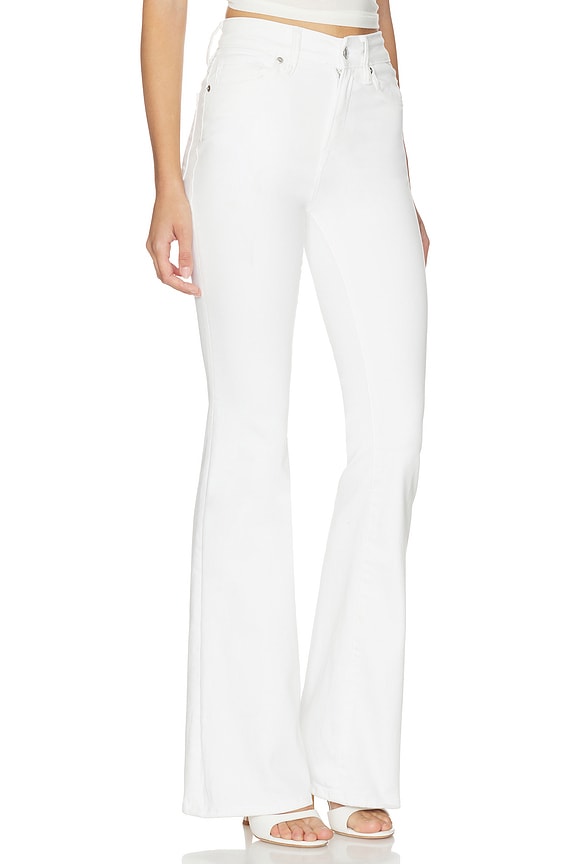 view 2 of 6 Good Legs Flare Jeans in White001