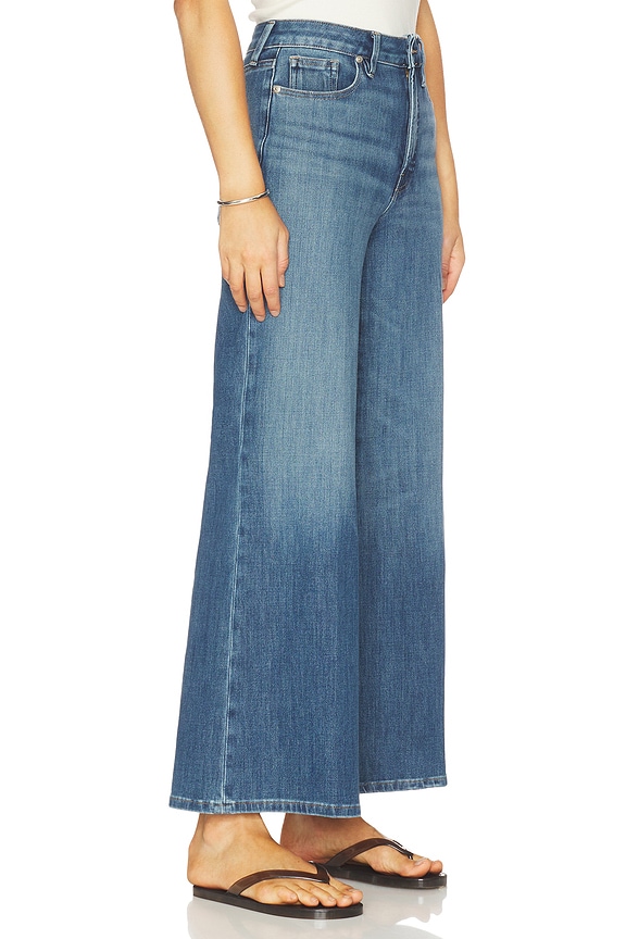 view 2 of 6 Soft Tech Good Waist Palazzo Ankle Jeans in Indigo1281