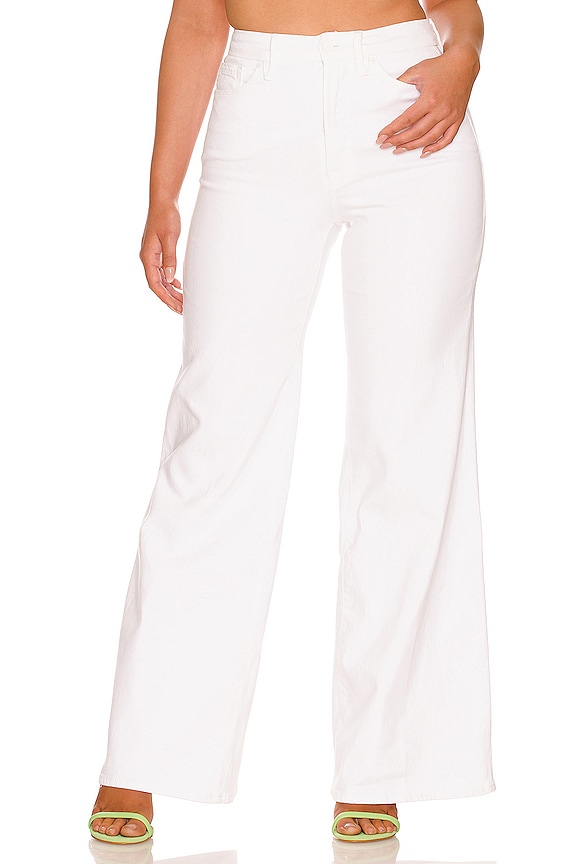 view 2 of 8 JAMBES LARGES PALAZZO in White001